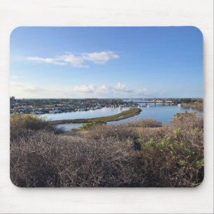 Alfombrilla De Ratón Vista desde Castaways Park, Newport Beach, CA