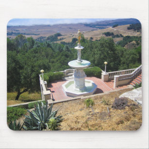 Alfombrilla De Ratón Vista desde el Castillo del Corazón, San Simeon, C