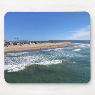 Alfombrilla De Ratón Vista desde el muelle, Newport Beach, California