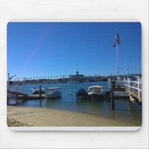 Alfombrilla De Ratón Vista desde la isla Balboa, Newport Beach, Califor