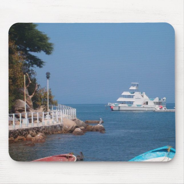 Alfombrilla De Ratón vista desde una isla de Puerto Vallarta (Frente)