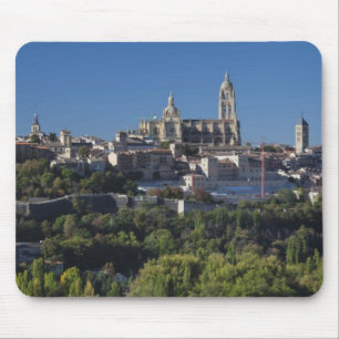 Alfombrilla De Ratón Vista elevada de la ciudad con la Catedral de Sego