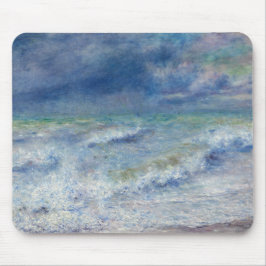 Alfombrilla De Ratón Vista marítima por Renoir - Impresionante vista al