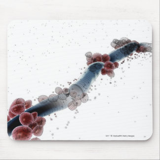 Alfombrilla De Ratón Vista microscópica de armazón de candida albicans
