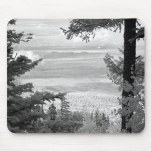 Alfombrilla De Ratón Vista oeste desde el escudo de Sandia, Montañas,