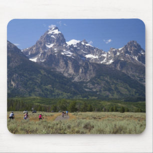 Alfombrilla De Ratón Vista panorámica de la cordillera Teton