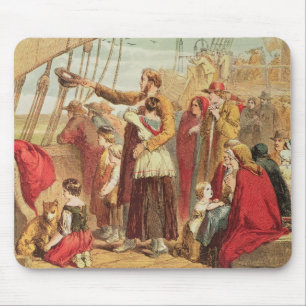 Alfombrilla De Ratón Vista pasada de Inglaterra vieja