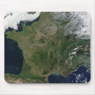 Alfombrilla De Ratón Vista por satélite de Francia