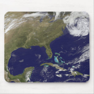 Alfombrilla De Ratón Vista por satélite de la costa este de los Estados