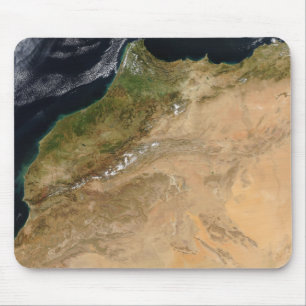 Alfombrilla De Ratón Vista por satélite de Marruecos