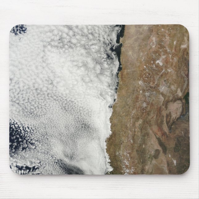 Alfombrilla De Ratón Vista satelital de las montañas de los Andes (Frente)