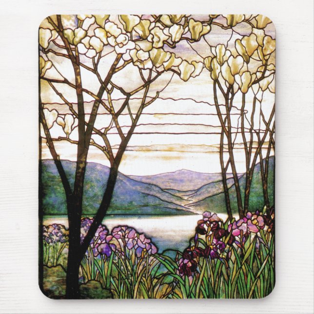 Alfombrilla De Ratón Vitral Mousepad floral (Frente)