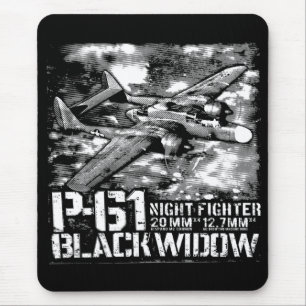 Alfombrilla De Ratón Viuda negra P-61
