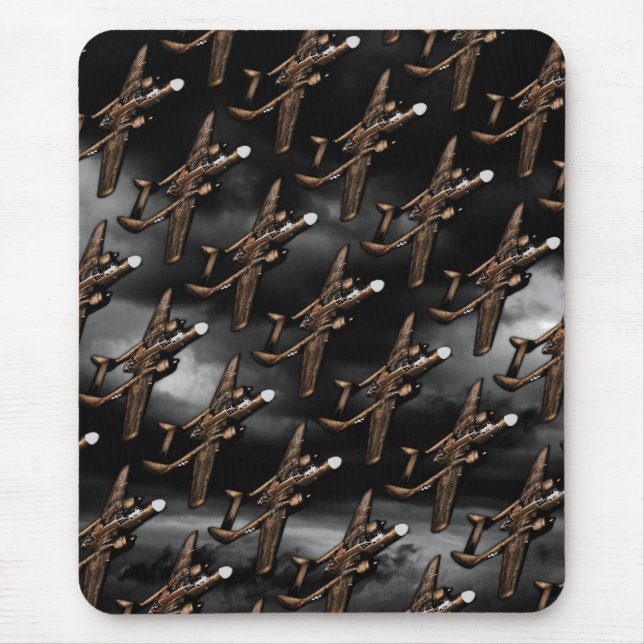 Alfombrilla De Ratón Viuda negra P-61 (Frente)