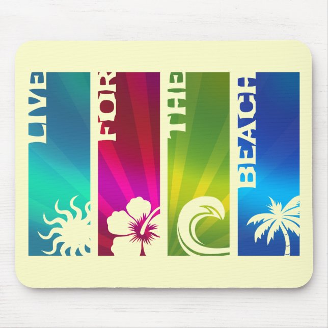 Alfombrilla De Ratón Viva para la playa (Frente)