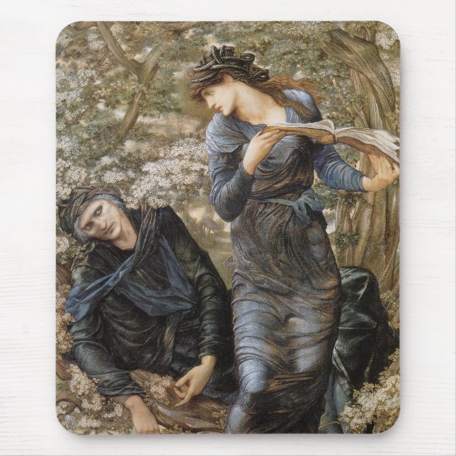 Alfombrilla De Ratón Vivien's Beguiling of Merlin (Edward Burne-Jones) (Frente)
