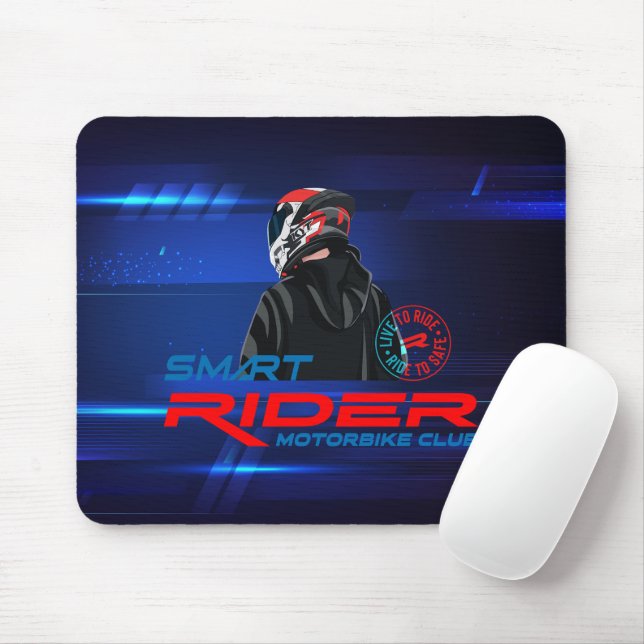 Alfombrilla De Ratón Vivir Para Vivir (Motocicleta) | Mousepad (Con ratón)