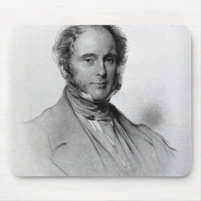 Alfombrilla De Ratón Vizconde Palmerston, grabado por el caminante del (Frente)