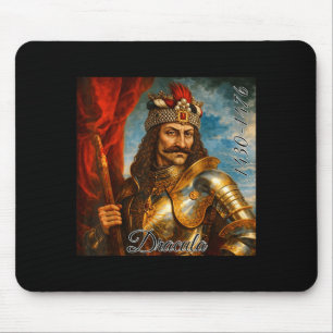 Alfombrilla De Ratón Vlad El Empalador Retrato Medieval Arte Drácula