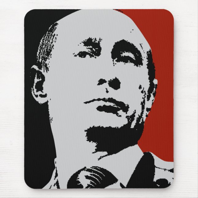 Alfombrilla De Ratón Vladimir Putin Rojo (Frente)