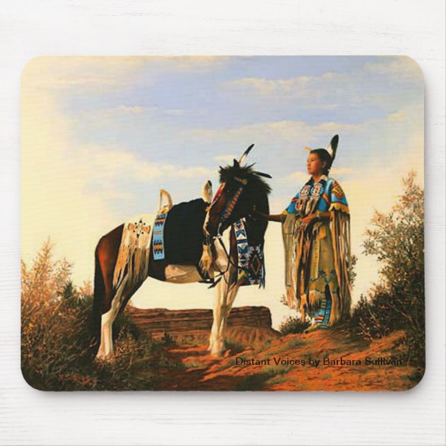 Alfombrilla De Ratón VOCES DISTANTES por Barbara Sullivan - Mousepad (Frente)