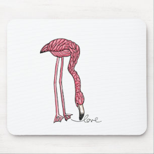 Alfombrilla De Ratón vol25- amor flamingo