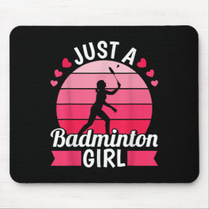 Alfombrilla De Ratón Volante de bádminton - Raqueta solo un badminto