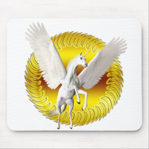 Alfombrilla De Ratón Volante de Unicornio