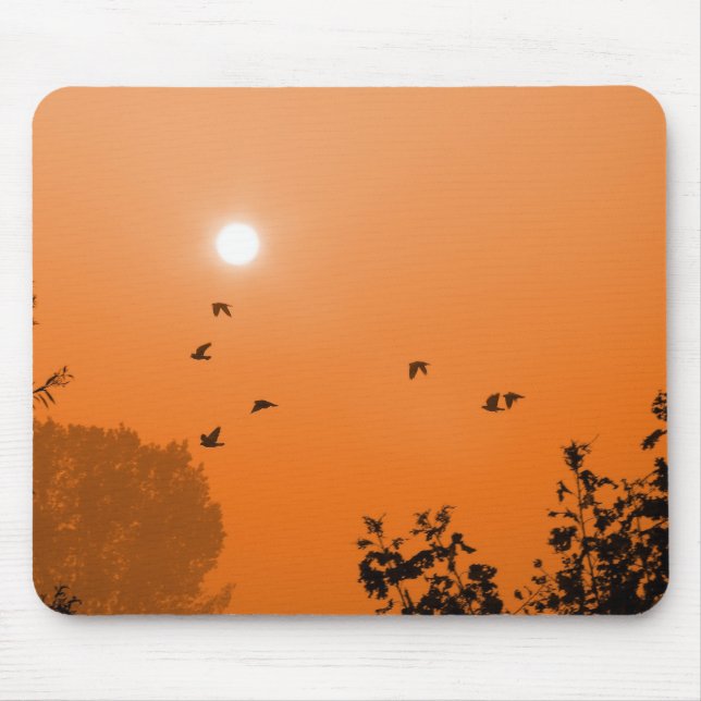 Alfombrilla De Ratón Volar al amanecer Mousepad (Frente)