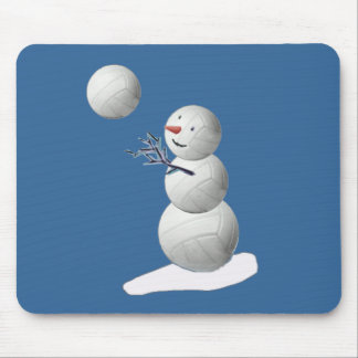 Alfombrilla De Ratón Voleibol Snowman