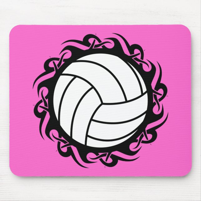 Alfombrilla De Ratón voleibol tribal (Frente)