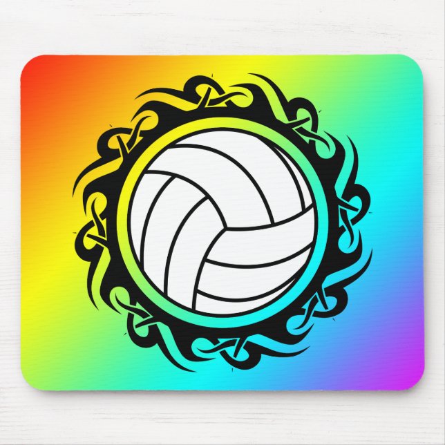 Alfombrilla De Ratón voleibol tribal (Frente)