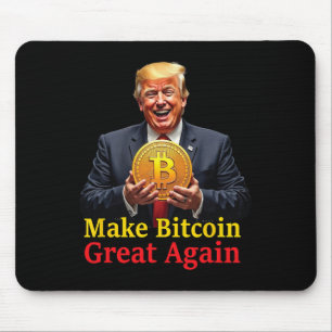 Alfombrilla De Ratón Volver a hacer grande el bitcoin Trump Bitcoin Cry