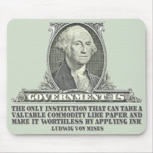 Alfombrilla De Ratón Von Mises en los billetes