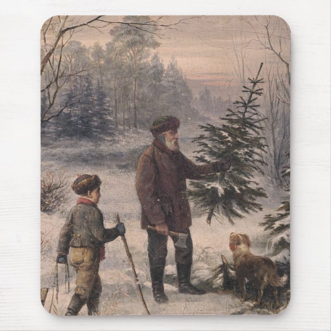 Alfombrilla De Ratón Vorweihnacht | F Kruger| Navidades de Alemania (Frente)