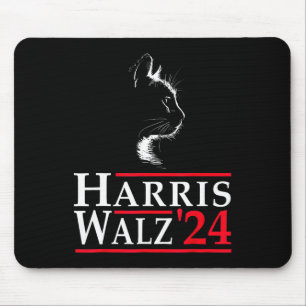 Alfombrilla De Ratón Votación Graciosa De Gato De Waltz 2024 Para Kamal