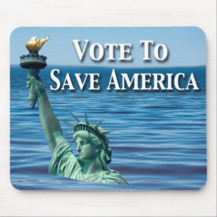 Alfombrilla De Ratón Votar para salvar a Estados Unidos en estas elecci