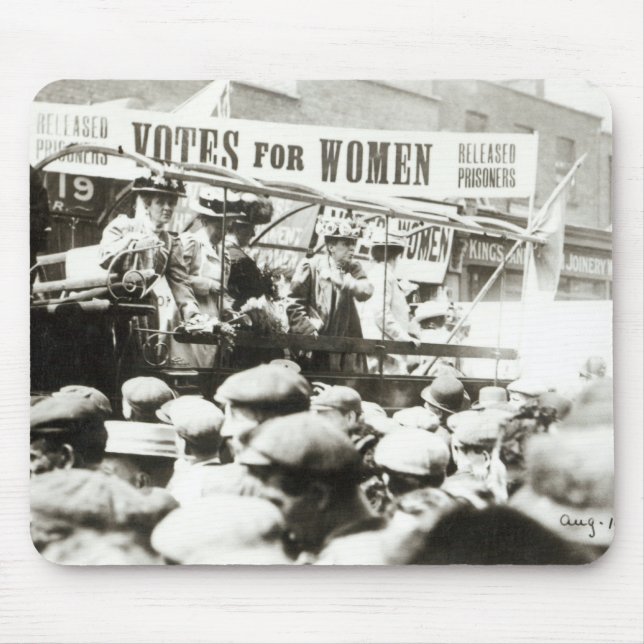 Alfombrilla De Ratón Votos para las mujeres, agosto de 1908 (Frente)