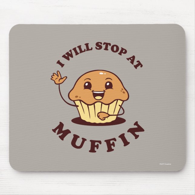 Alfombrilla De Ratón Voy A Parar En Muffin (Frente)