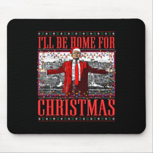 Alfombrilla De Ratón Voy A Ser Casa De Los Navidades Santa Funny Trump