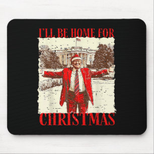 Alfombrilla De Ratón Voy A Ser Casa De Los Navidades Santa Funny Trump