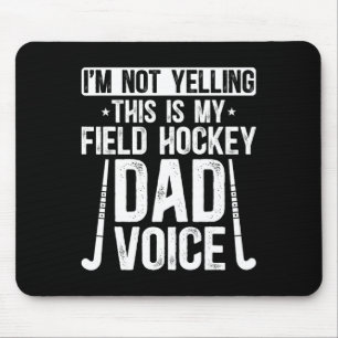 Alfombrilla De Ratón Voz de Papá de Hockey sobre Césped Padre de un Jug