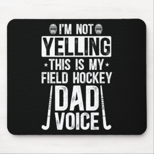 Alfombrilla De Ratón Voz de Papá de Hockey sobre Césped Padre de un Jug