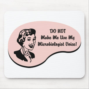 Alfombrilla De Ratón Voz del microbiólogo