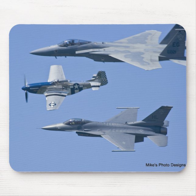 Alfombrilla De Ratón Vuelo militar Mousepad (Frente)