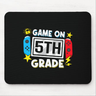 Alfombrilla De Ratón Vuelta Al Juego Escolar En 5º Grado Gamer Divertid