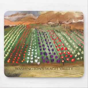 Alfombrilla De Ratón WA Skagit Valley Tulip Fields Spring Dreaming