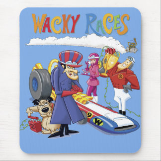 Alfombrilla De Ratón Wacky Races 60s 70s 90s 80s Cartoon Scifi Retro