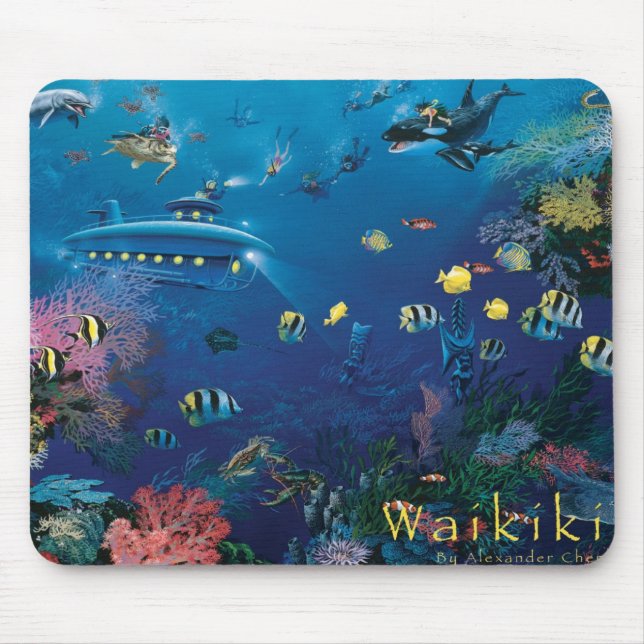 Alfombrilla De Ratón Waikiki Mousepad (Frente)