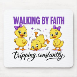 Alfombrilla De Ratón Walking By Faith Ducks Mouse Pad 